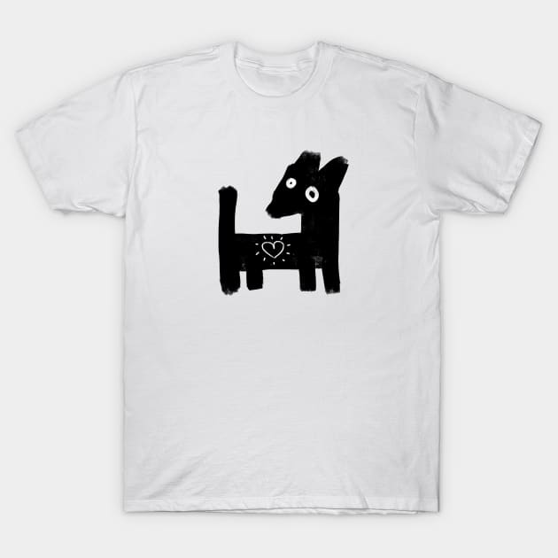 DOG LOVE T-Shirt by Angel Rivas